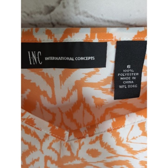 INC International Concepts handkerchief top size 6 - Picture 4 of 4